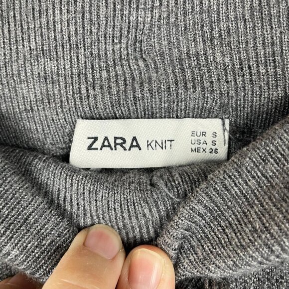Zara Knit Joggers Medium Grey Chunky Knit Joggers - Size S - See Description - Picture 6 of 6